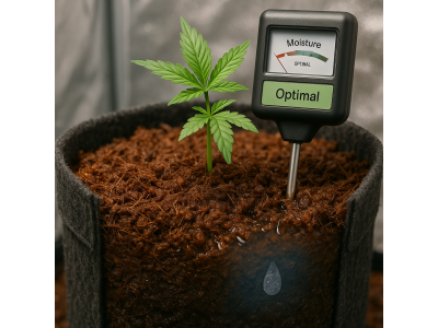 Coconut substrate and cannabis watering: find the sweet spot between overdrying and overwatering