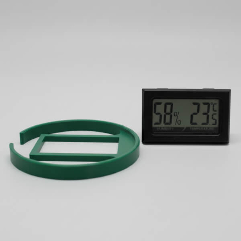 Тримач з гігрометром для банок 70мм