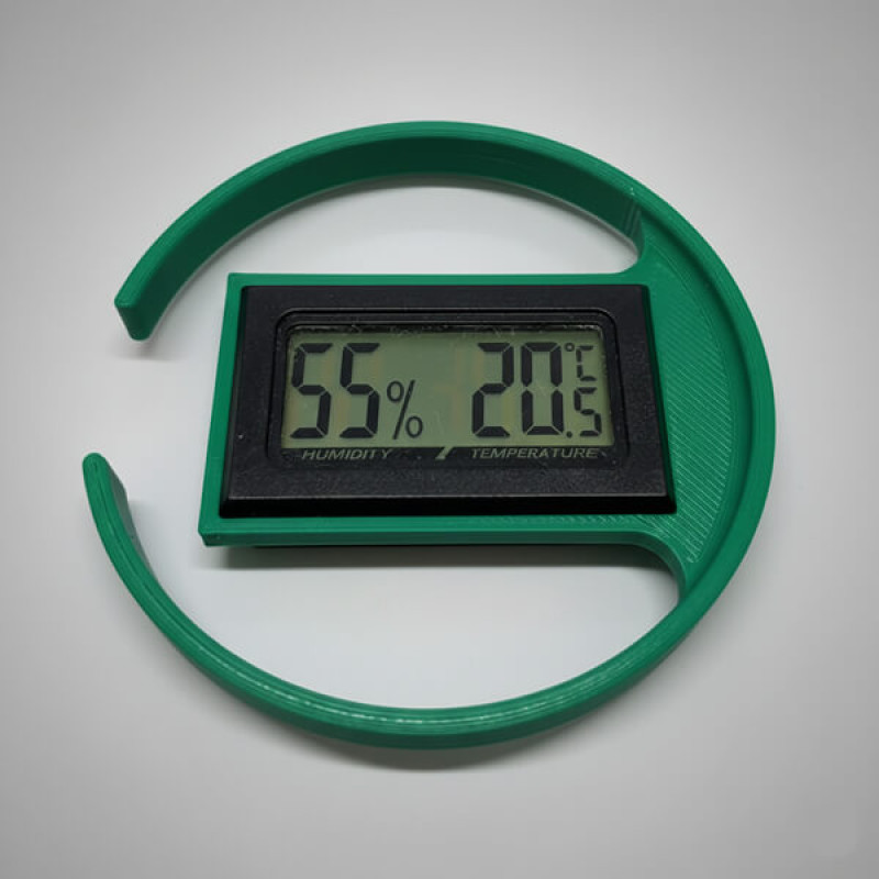 Тримач з гігрометром для банок 70мм